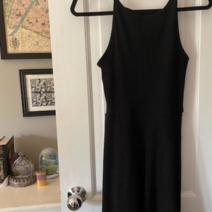 BLACK SKATER DRESS